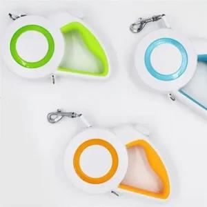 강아지 고양이 산책 외출 자동줄 리드줄 그린 3M