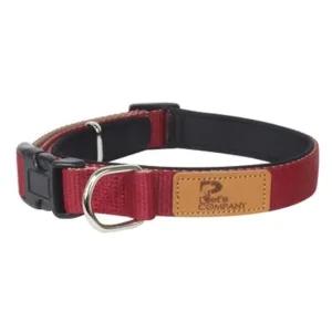 강아지 유로 목줄 와인 1P 반려견 야외 산책 목걸이