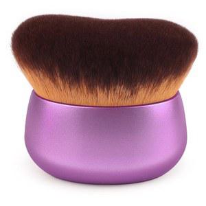 glor brochas 75mm 초대형 셀프 태너 가부키 메이크업 브러시 바디 브론저 파운데이션 태닝 로션 보라색 습식 건식 적용