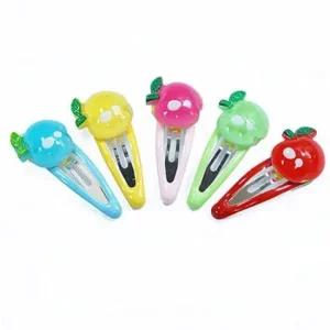 반려동물 똑딱이 강아지전용 사과머리핀 반려견패션 액세서리