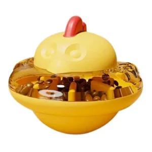 강아지 투명 UFO 오뚝이 간식볼 1P 미로형 노즈워크