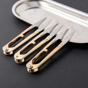 미니 반짇고리 실밥 자수 실 바느질 가위 쪽가위