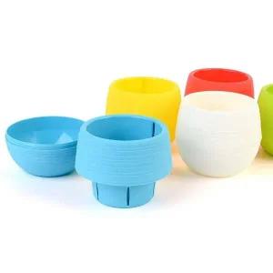 [골드스마일]미니 컬러 플라스틱 화분 원형 중형 식물 실내용