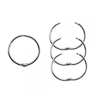 실버 원형 카드링 45mm 쇠링 바인더 제본 셀프 루즈링