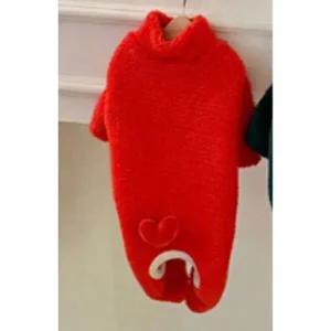 강아지 크리스마스 루돌프 올인원 레드 1P 세트 패션