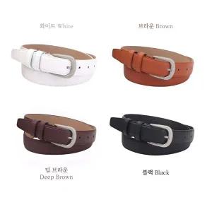 (BBT4) 여자 청바지벨트 허리띠 두께 2.8cm 얇은 버클 포인트