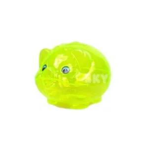 [오너클랜](SM)형광 투명 돼지저금통 소 3P 동전저금통