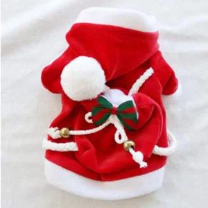 [셀러에이드]강아지 크리스마스 산타 배낭 후드티 1P 코스튬 패션 강아지후리스