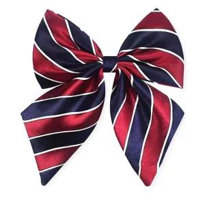 리본넥타이 여성 교복 패션 나비 넥타이 레드체크