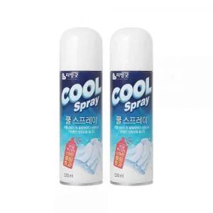 여름 급속냉각 2개 스포츠 쿨 청량감 멘톨 스프레이