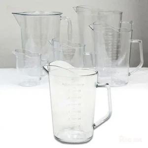 베이킹 투명 계량 비커 플라스틱 눈금 컵 주방용품