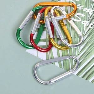 [오너클랜]미니 경량 다용도 스트링 카라비너 알루니늄 F형 랜덤