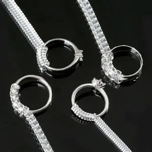 반지 사이즈 호수 줄이기 실리콘 스프링 원형 3mm 반지셀프수리
