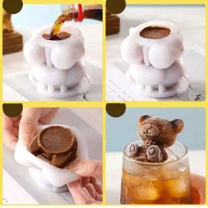 대 얼음트레이 아이스몰드 실리콘 곰돌이 얼음틀