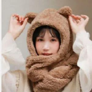 바라클라바 일체형 장갑 모자 겨울 머플러 목도리 후드 양털 곰돌이