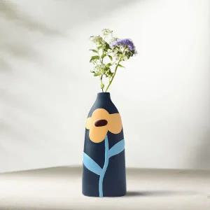 [골드스마일]플라워 아트 도자기 꽃병 V3 인테리어 오브제 화병