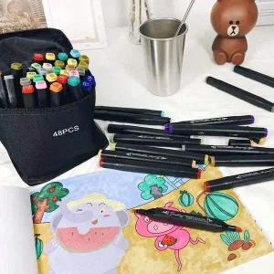 [셀러에이드]24색 마카펜 마카세트 미술 드로잉펜 (특가)