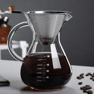 [골드스마일]유리 드립퍼 핸들 내열 필터 커피 추출기