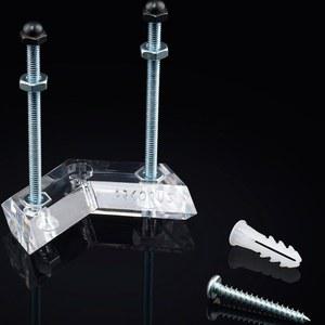 아코러스 스케이트보드 벽걸이 클리어 걸이 수직 데크 디스플레이 보관 데크와 롱보드를 안전하게 고정하고 보관할 있는 내구성 아크릴 플로팅