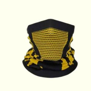 마스크 넥워머 스판 스포츠 메쉬 라이딩 등산 옐로우