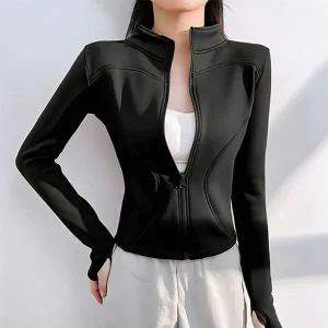 스포츠웨어 여성 2컬러 슬림핏 트레이닝 집업