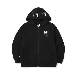 코닥 KODAK KIDS 레인보우 빅로고 후드 집업 키즈 BLACK K4126LFT14BLK 554557