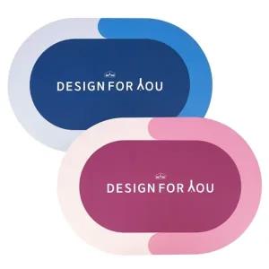 디디샵 극세사 규조토 원형 쿠션 발매트 색상랜덤