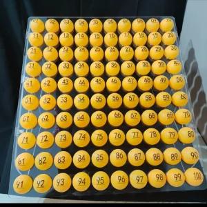 번호추첨 탁구공 상자 박스 공매 볼박스 입찰 숫자공