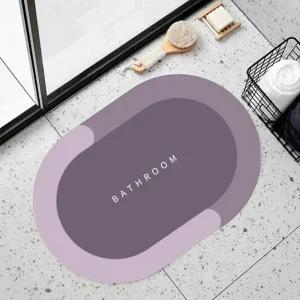 가볍고 유연한 논슬립 소프트 발매트 빨아쓰는 규조토