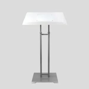 고품질 아스텔 화이트 메뉴판거치대 강연대 600mm (WFFWEBA)