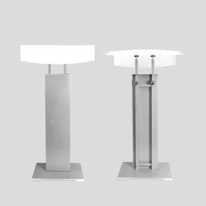 고품질 아스텔 화이트 메뉴판거치대 안내간판장착 520mm (WFFWEBF)