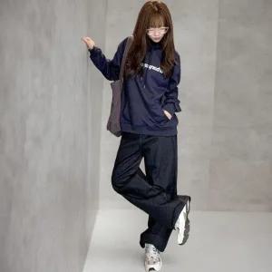 [다잇템] 여성 영어 나염 캐쥬얼 스타일 후디 빅사이즈 티셔츠_23916020_588872