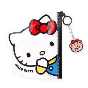산리오 투명 플랫 파우치-헬로키티