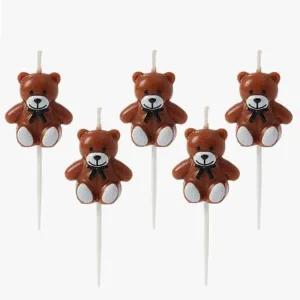 생일용 케이크 초 불꽃 장식 5개입 기념 파티 초등학교 초롱