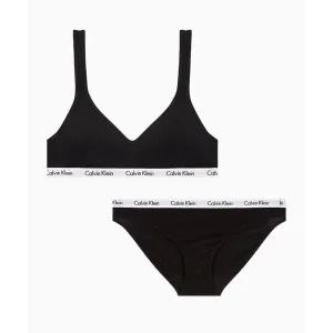 [Calvin Klein]UNDERWEAR 여성 캐러셀 패디드 브라렛 세트_블랙 661096