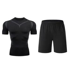 고품질 런닝 운동복 상하의 세트 트레이닝 남성 헬스 남자반팔티 (WFFVZU9)