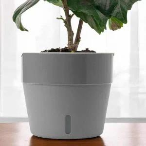 자동급수 화분 그레이 사무실 인테리어 카페 장식용