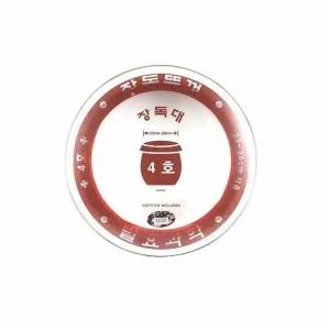 유리 SI27LO47 장뚜껑-4호 (약23-26cm) 항아리 장독대 덮개