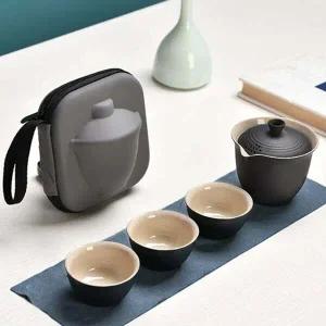 다도 CA22SP59 찻잔 휴대용 주전자 전통 다기 차 잔 티팟 도구 세트