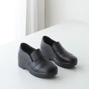 통굽 엄마신발 할머니슈즈 데일리 가죽로퍼 발편한 (WA32A84)
