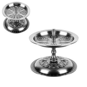 촛대 홀더 낙엽 초받침대-주석 약8.6x7cm (WA5CB34)