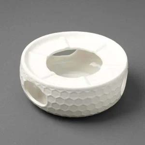 화이트 LK72BU19 육각 도자기 티 워머 티라이트 홀더 차데우기