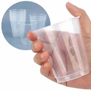다회용 SS58AO85 투명 플라스틱컵 50P 이라이프 휴대용 생수컵