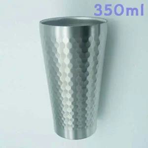 고야 OX04RX46 이중 스텐컵 3호 350ml 스텐레스컵 벌집컵 물컵