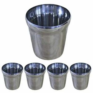 가벼운 TH80QL02 업소용 스텐레스 물컵 5개 스텐물컵 스텐컵