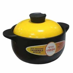 에비앙 FH02GH19 뚝배기 내열 냄비 계란찜 뚝배기 냄비 20cm