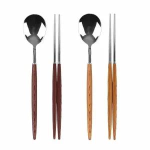 나무무늬 JI90OJ35 스텐 수저 숟가락 젓가락