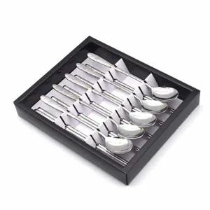 국산 MT88TU23 스텐 수저세트 플라워 숟가락 수저 젓가락 5벌