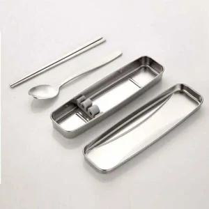 국산 OE92LO03 스텐 수저세트 케이스 수저 젓가락 수저통 1벌