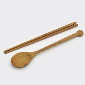 홈트리 AR36PL97 수저세트 우드 수저 젓가락 숟가락 1세트